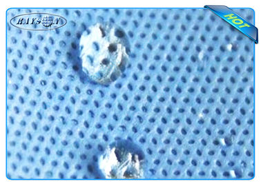 水証拠の楕円形パターン生理用ナプキンの足の袖口のための白い色SMSの非編まれた生地