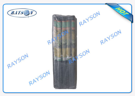 3%の紫外線保護は10年黒い色の農業の非編まれたカバーSpunbondを保証する